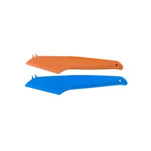 Tupperware Cheese Knives Slicers Lot of 2 Blue Vintage Orange #1223 Spreader